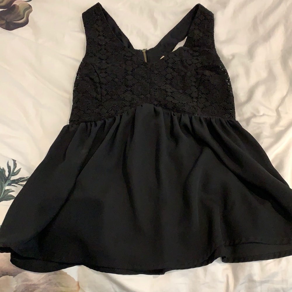 Forever 21 lace top black XS